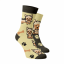 Veselé ponožky Jorkšír - Barva: Žlutá, Velikost: 39-41, Materiál: Bavlna