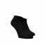 Športové ponožky s rebrovaním čierne - Barva: čierna, Veľkosť: 42-44