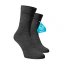 Akciós készlet 3 pár MERINO magas zokniból - szürke - Méret: 39-41, Alapanyag: Hullám (Merino)
