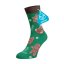 Hrubé hřejivé ponožky MERINO Perníčky - Velikost: 42-44, Materiál: Vlna (Merino)