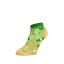 Veselé kotníkové ponožky Bílé víno - Barva: Světle zelená, Velikost: 39-41, Materiál: Bavlna