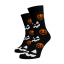 Veselé ponožky Halloween - Barva: Černá, Velikost: 39-41, Materiál: Bavlna