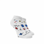 Veselé ponožky Funny kotník - Typ produktu: Kotníkové ponožky, Barva: Bílá, Velikost: 42-44