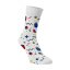 Veselé ponožky Funny - Typ produktu: Vysoké ponožky, Barva: Bílá, Velikost: 42-44