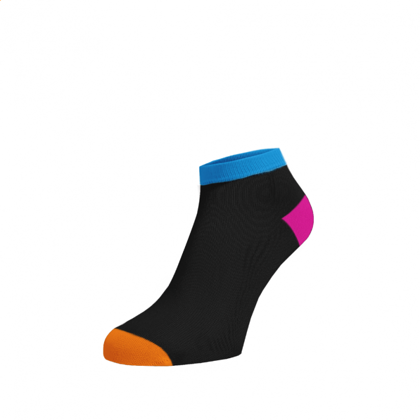 Benami kotníkové ponožky - Barva: Černá, Velikost: 45-46, Materiál: Bavlna