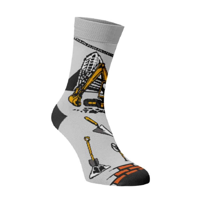 Vidám zokni – építőmunkás