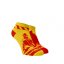 Veselé kotníkové ponožky hasičské - Barva: Žlutá, Velikost: 45-46, Materiál: Bavlna