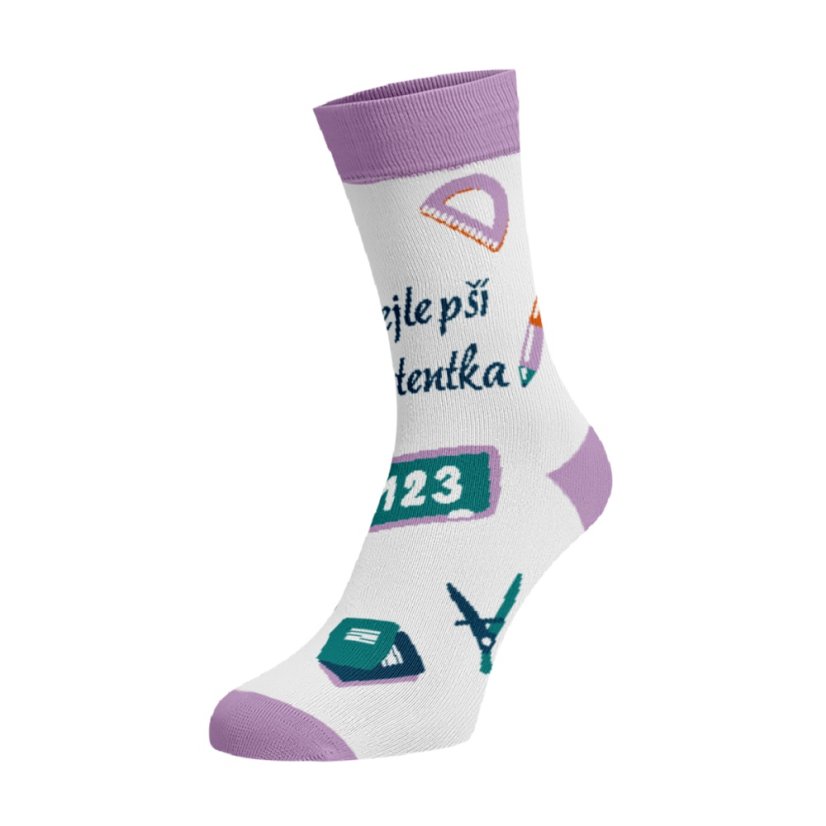 Veselé vysoké ponožky - Nejlepší asistentka