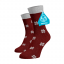 Hrubé hřejivé ponožky MERINO Vločky - Velikost: 35-38, Materiál: Vlna (Merino)