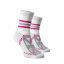Sportovní funkční ponožky bílé - Barva: Fialová, Velikost: 39-41