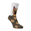 Veselé ponožky Ovčák - Barva: Bílá, Velikost: 42-44, Materiál: Bavlna
