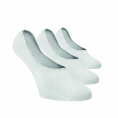 Neviditeľné ponožky ťapky bielé 3pack