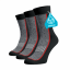 Akciós készlet 3 pár MERINO vastag magas zokniból - szürke - Méret: 35-38, Alapanyag: Hullám (Merino)