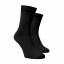 Bambusové vysoké ponožky čierné - Barva: čierna, Veľkosť: 42-44, Materiál: Viskoza (Bambus)