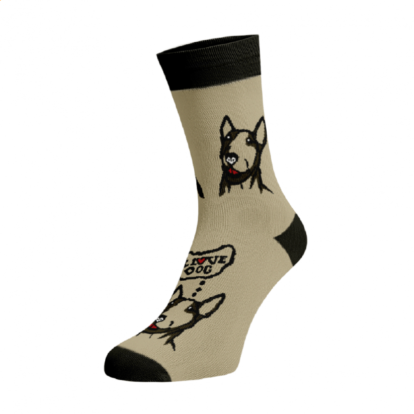 Veselé ponožky I Love Dog