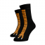 Veselé ponožky Emu - Barva: Černá, Velikost: 33-34