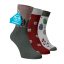 Akciós készlet 3 pár MERINO vastag magas zokniból - mix - Méret: 45-46, Alapanyag: Hullám (Merino)