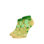 Veselé kotníkové ponožky Bílé víno - Barva: Světle zelená, Velikost: 45-46, Materiál: Bavlna