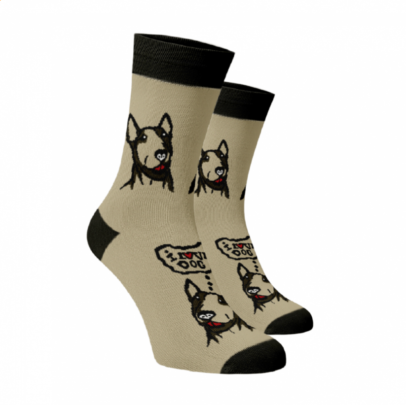 Veselé ponožky I Love Dog
