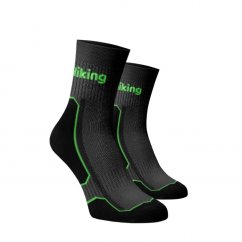 Hrubé športové ponožky Hiking - tmavo šedé
