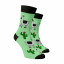 Veselé ponožky Lamy - Barva: Světle zelená, Velikost: 39-41, Materiál: Bavlna