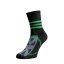 Športové funkčné ponožky čierne - Barva: Zelená, Veľkosť: 35-38