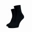 Bambusové střední ponožky černé - Barva: Černá, Velikost: 35-38, Materiál: Viskoza (Bambus)