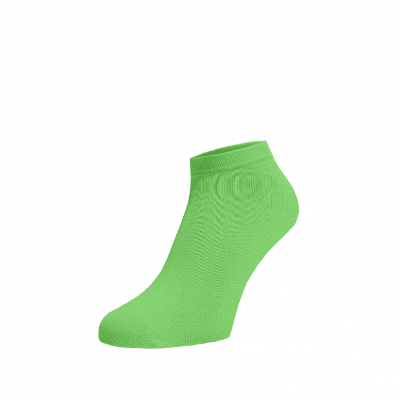 Členkové ponožky Svetlo zelená - Barva: Světle zelená, Veľkosť: 35-38, Materiál: Bavlna