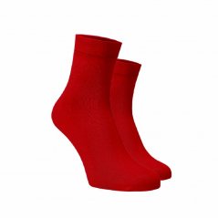 Bambusové střední ponožky červené