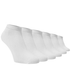 Zvýhodněný set 6 párů kotníkových ponožek - bílá