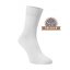 Ponožky z mercerované bavlny - bílé - Velikost: 47-48