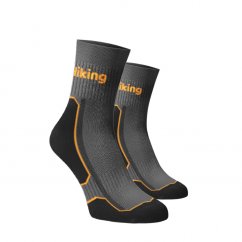 Hrubé funkční ponožky Hiking - šedé
