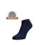 Kotníkové ponožky z mercerované bavlny - tmavě modré - Velikost: 42-44