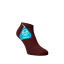 Členkové ponožky MERINO - vínové - Barva: Vínová, Veľkosť: 42-44, Materiál: Vlna (Merino)