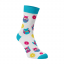 Jókedvű zokni - Baglyok - Szín: Fehér, Méret: 42-44, Alapanyag: Pamut
