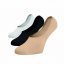 Neviditeľné ponožky ťapky mix 3pack - Veľkosť: 35-38, Materiál: Bavlna