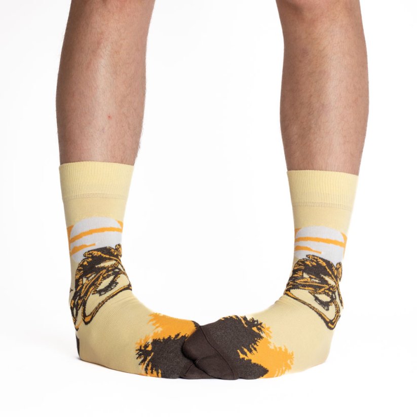 Veselé ponožky -  sjezdy na kole - Velikost: 42-44