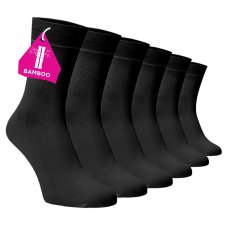 Zvýhodnený set 6 párov bambusových vysokých ponožiek – tmavosivá