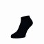 Bambusové kotníkové ponožky Černé - Barva: Černá, Velikost: 42-44, Materiál: Viskoza (Bambus)
