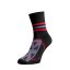 Sportovní funkční ponožky černé - Barva: Červená, Velikost: 42-44