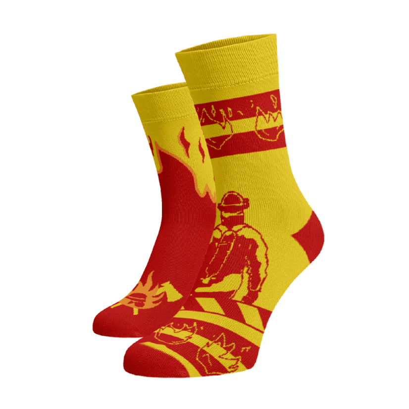 Veselé hasičské ponožky
