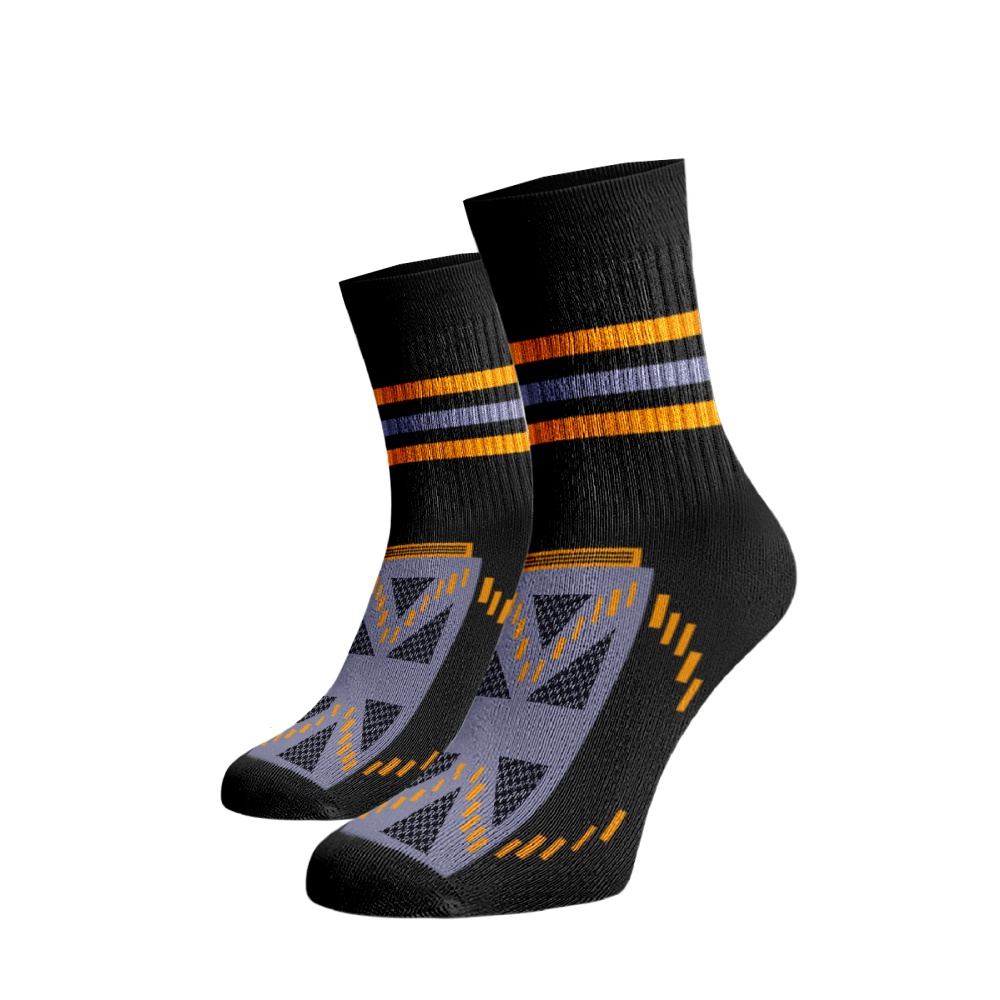Sportovní funkční ponožky černé Oranžová 39-41