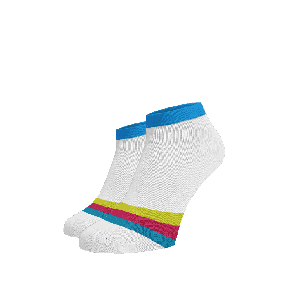 Ponožky Trikolora Bílá Viskoza (Bambus) 42-44