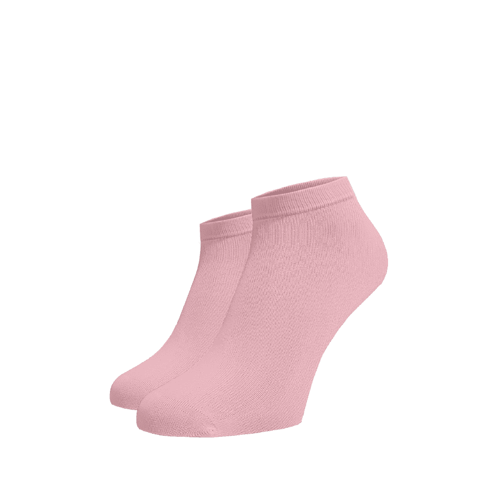 Kotníkové ponožky Světle růžová Světlé růžová Bavlna 42-44