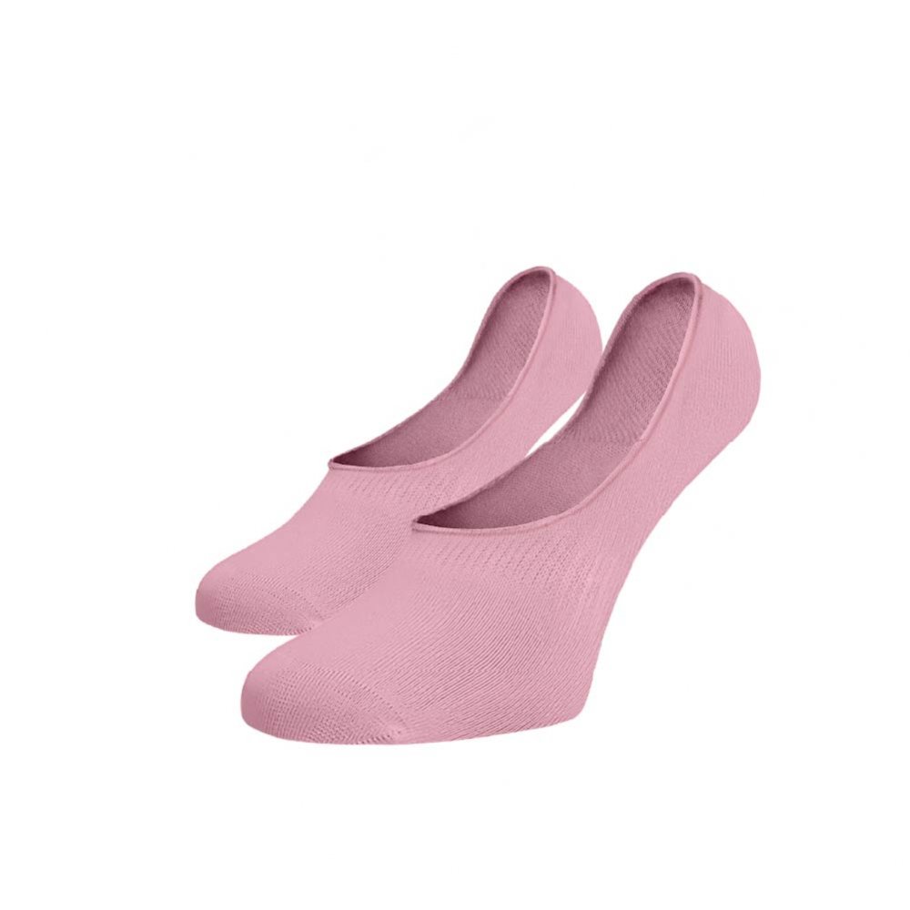 Neviditelné ponožky ťapky světle růžové Světlé růžová Bavlna 45-46