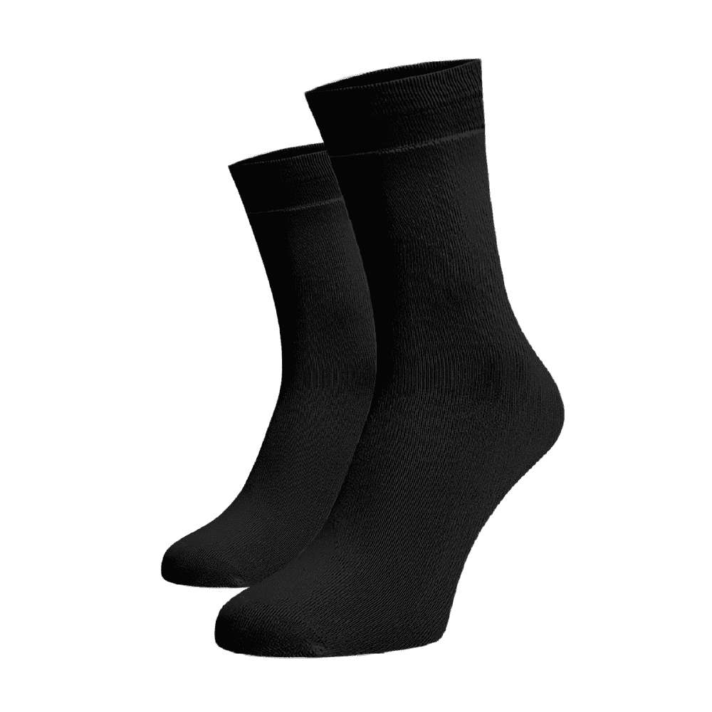 Vysoké ponožky Černé Černá Bavlna 39-41
