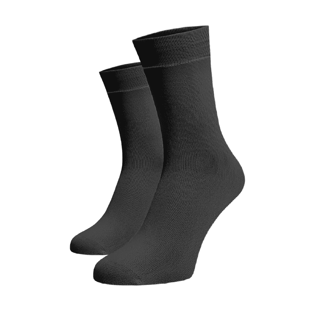 Vysoké ponožky Tmavě šedé Tmavě šedá Bavlna 47-48