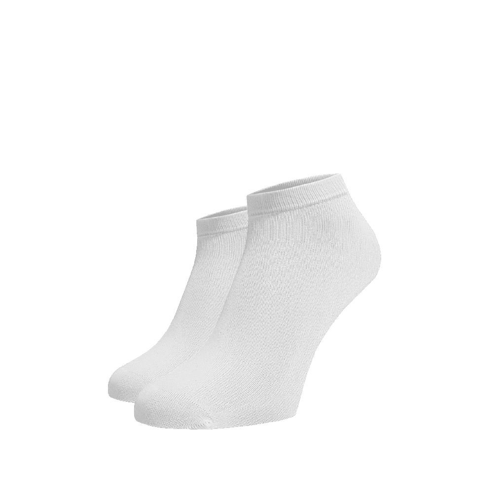 Kotníkové ponožky Bílé Bílá Bavlna 39-41