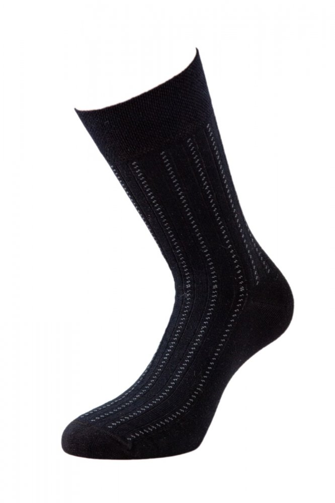 Společenské ponožky Adam Černá Bavlna 39-41